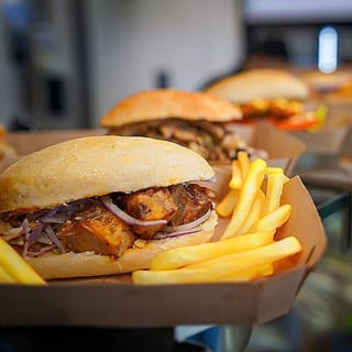 Pan Con Chicharron Sandwich - Catering