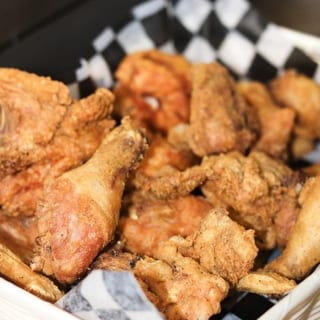 12 Pcs. Broaster Fried-Chicken +3 Sides +6 Sauces