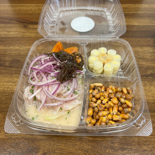 Ceviche de pescado.