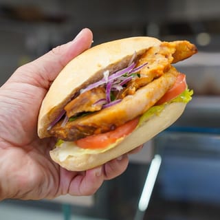 Butifarra Sandwich + 2 Sauces